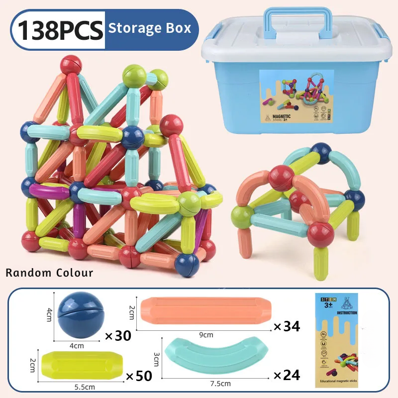 Magnetic Rod Constructor Blocks