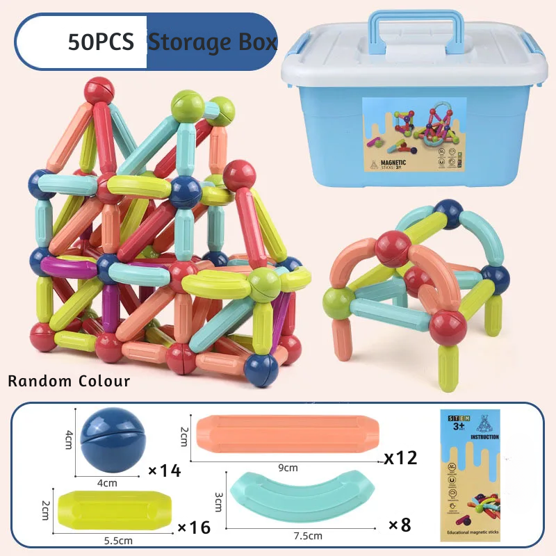 Magnetic Rod Constructor Blocks